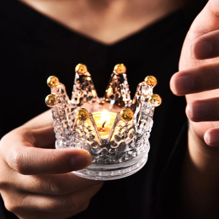 楽天市場】灰皿 王冠 アクセサリー トレイ トレー クリスタル ガラス