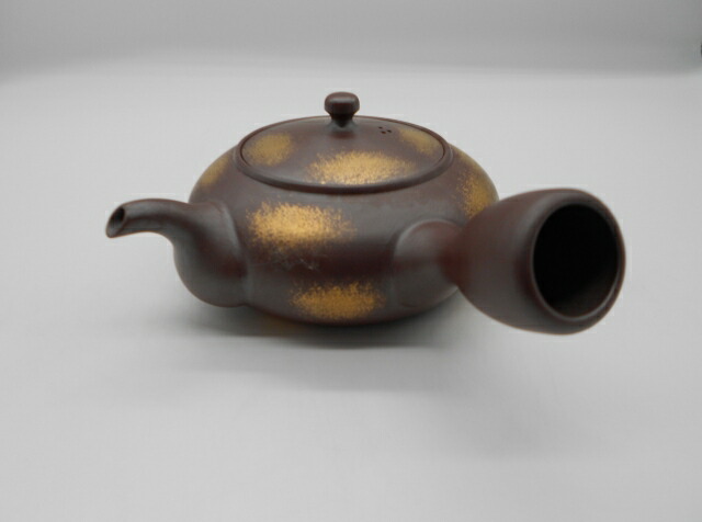 楽天市場】実山作 金雲1.5号平形急須【萬古焼 万古焼】 [紫泥急須 作家