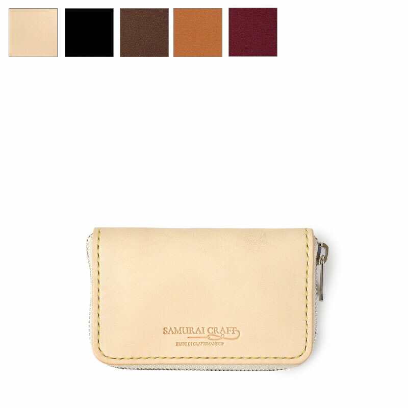 楽天市場】【サムライクラフト】 ラウンドファスナーミニウォレット