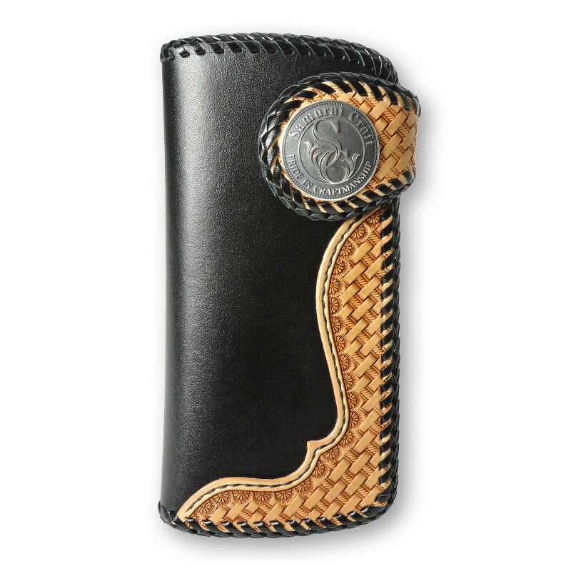 楽天市場】【サムライクラフト】 ロングウォレット A-2 バスケット