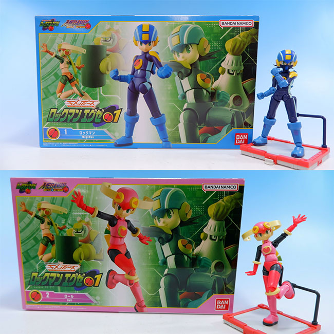 楽天市場】SMP Kit Makes Pose ロックマンエグゼ 01 1BOX 4個入り 食玩