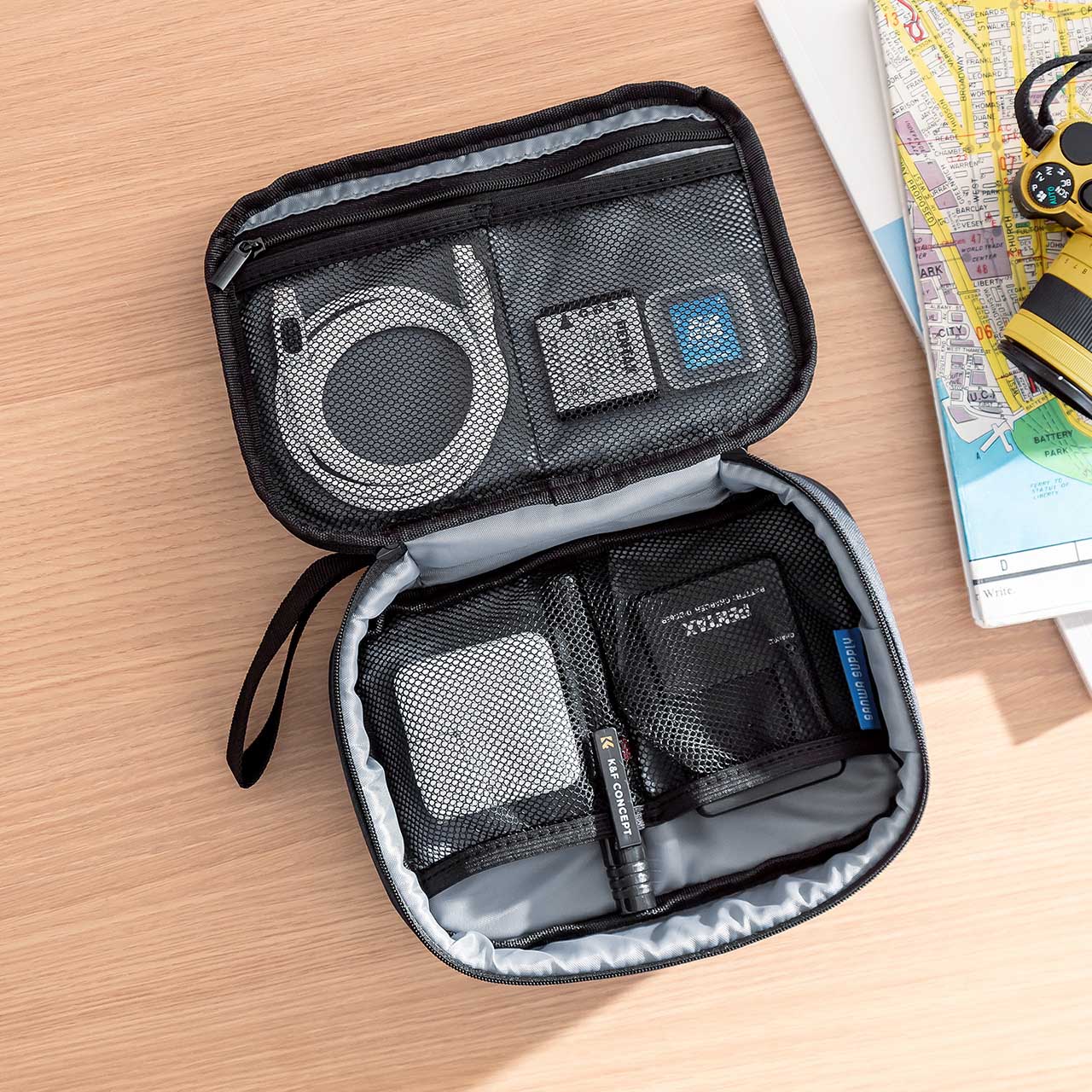 楽天市場】【楽天1位受賞】ガジェットポーチ 小物入れ 5ポケット