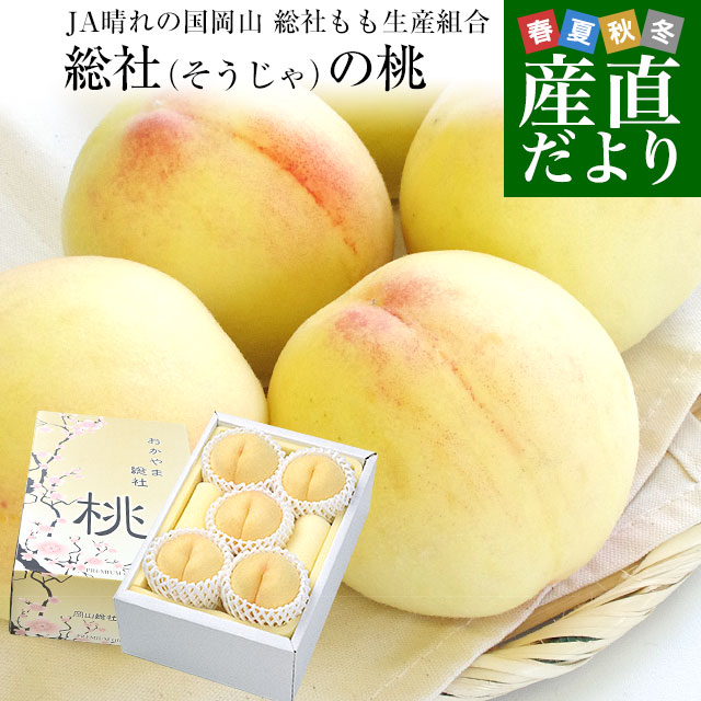 楽天市場】岡山県から産地直送 JA晴れの国岡山 総社もも生産組合 総社