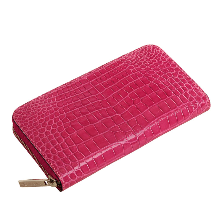 楽天市場】クロコダイル 長財布 レディース シャイニング 加工 日本製