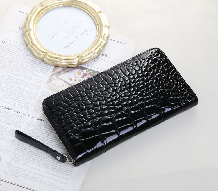 楽天市場】クロコダイル 長財布 シャイニング 加工 ラウンドファスナー