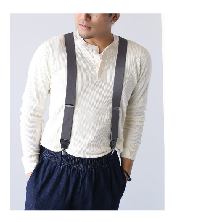 楽天市場】日本製 サスペンダー メンズ Y字型 35mm幅 イタリア 牛革