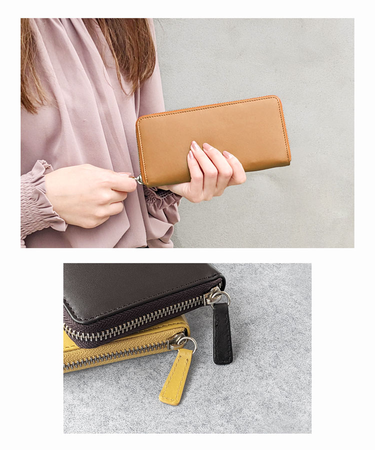 楽天市場】財布 レディース 長財布 【名入れ 可能】 本革 mieno Diva