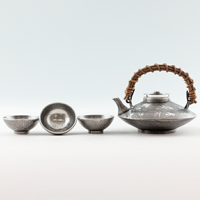 楽天市場】【公式 薩摩錫器工芸館】錫 黒じょか 酒器セット 260ml 父の