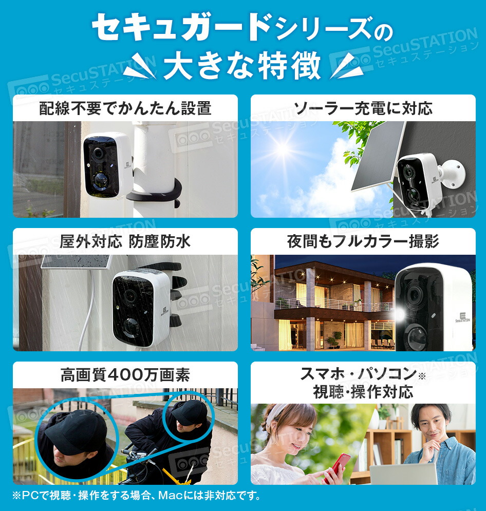 楽天市場】【アウトレット】 防犯カメラ 配線不要 ソーラー うねうね