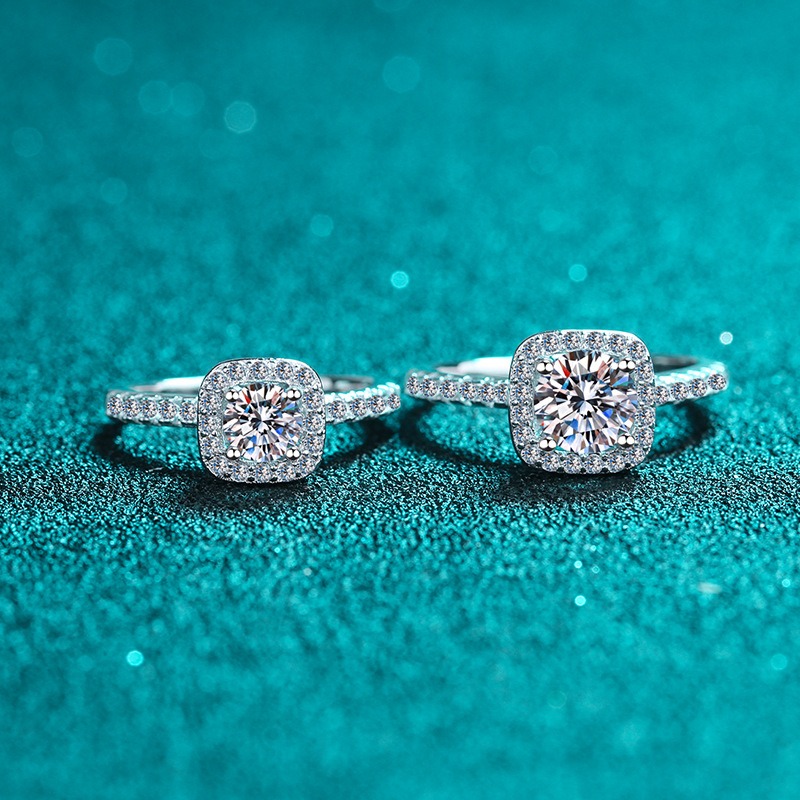 楽天市場】モアサナイト リング 指輪 モアッサナイト フルエタニティ