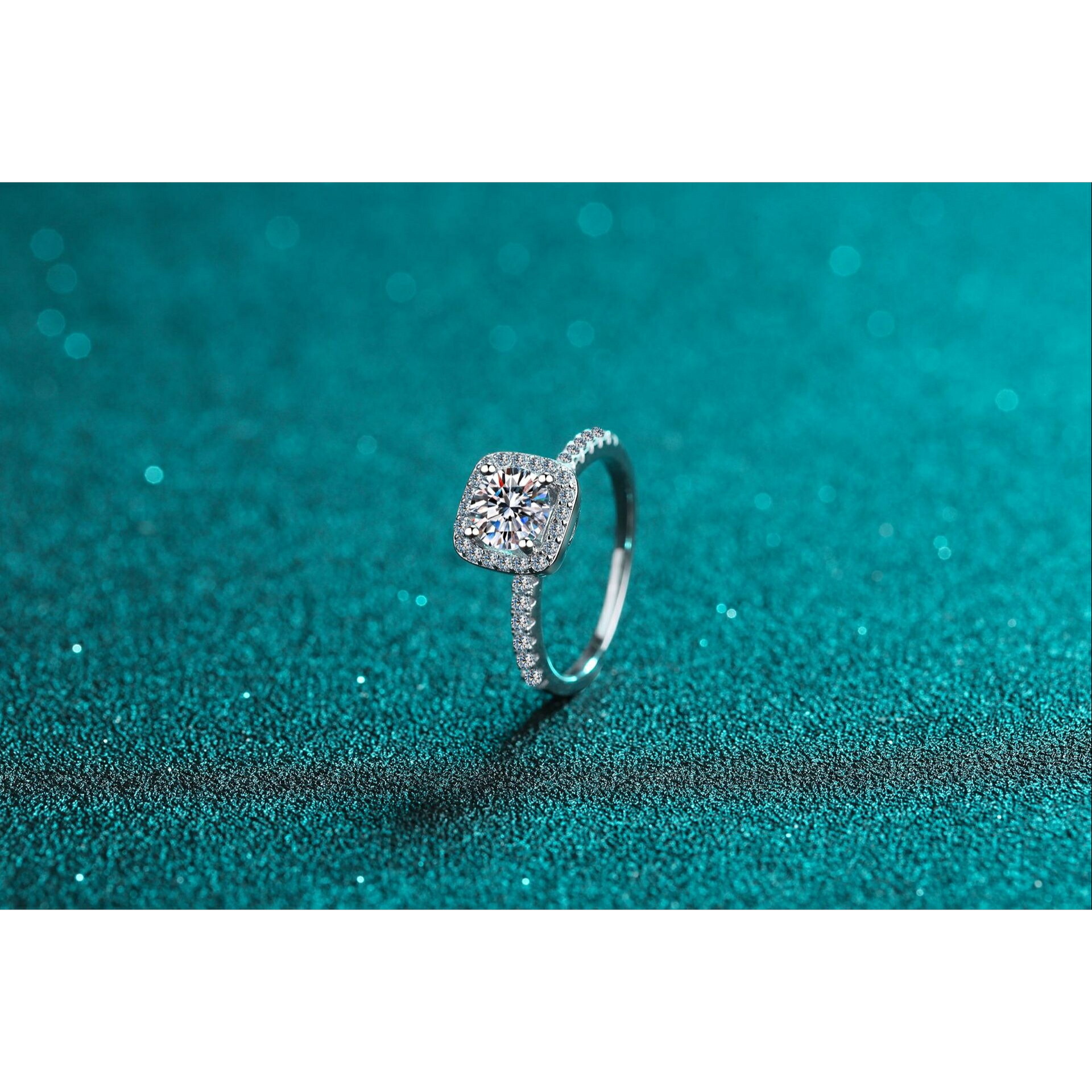 楽天市場】モアサナイト リング 指輪 モアッサナイト フルエタニティ