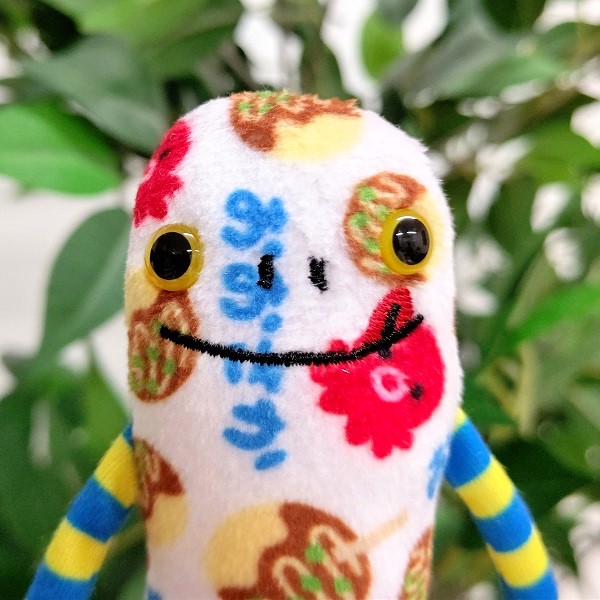 楽天市場】【ご当地 モケケ ぬいぐるみ マスコット(たこ焼き 総柄 白