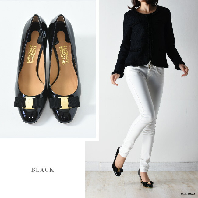楽天市場】イタリア製 パンプス エナメル ラウンド salvatore