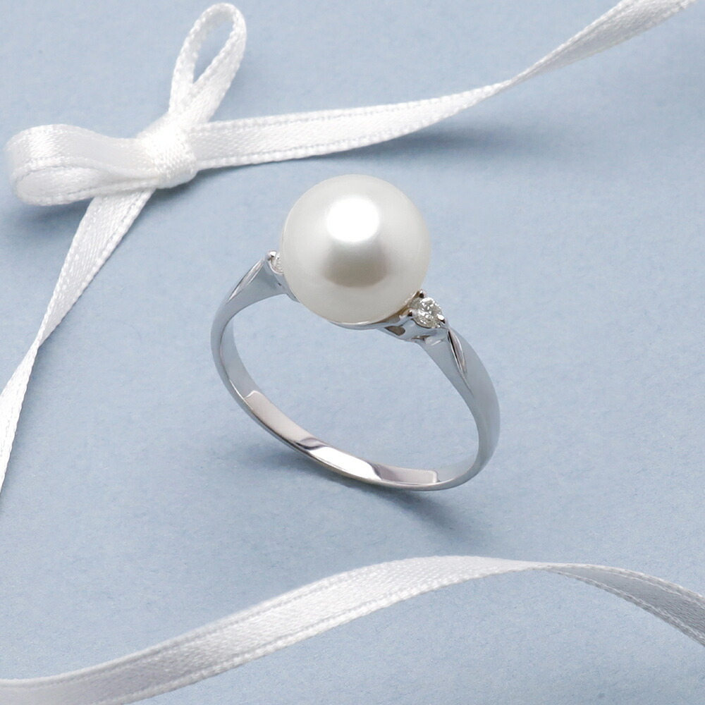 楽天市場】【10%OFF 3/3 20:00より】パール リング プラチナ pt950