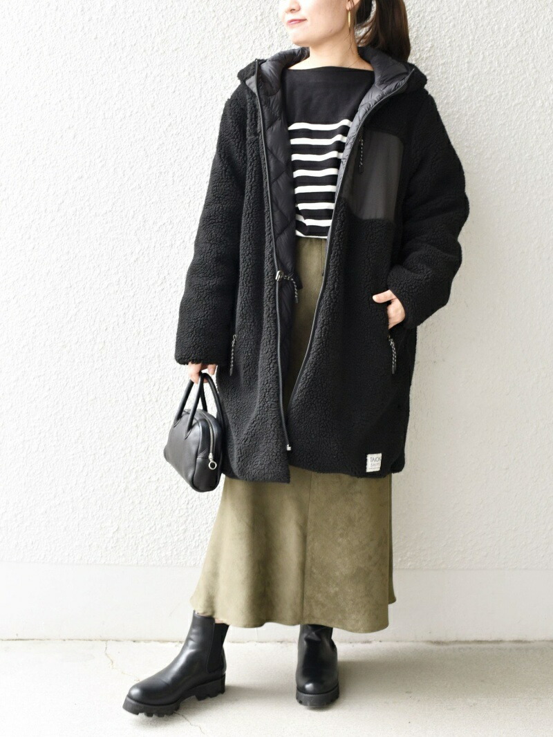 楽天市場】【SALE／40%OFF】【SHIPS別注】TAION:ボア*ダウン