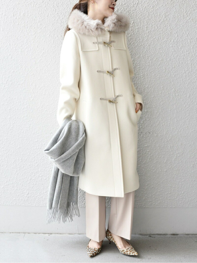 楽天市場】【SALE／30%OFF】フェイクファーダッフルコート◇ SHIPS