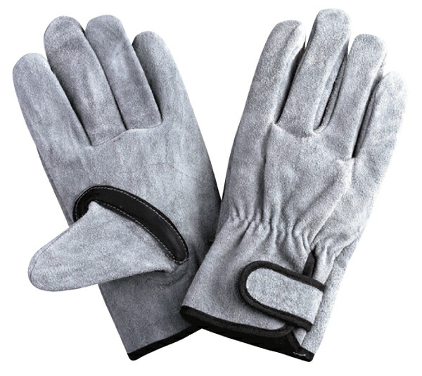 楽天市場】KAWANISHI 2298 牛床革手袋 オイルマジック黒アテ付 【10双