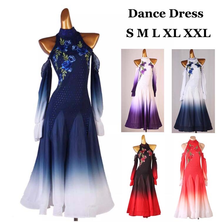 楽天市場】【送料無料】社交ダンスドレス スタンダードドレス