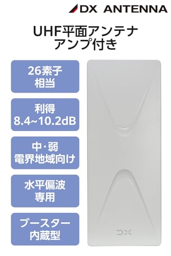 楽天市場】DXアンテナ アンテナ 地上デジタルアンテナ (ブースター内蔵