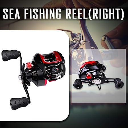 楽天市場】ベイトリール 海釣り 淡水釣り 両用 左/右ハンドル 最大