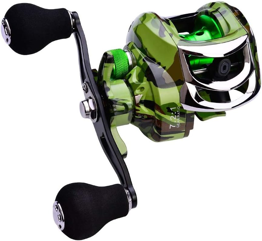 楽天市場】ベイトリール 海釣り 淡水釣り 両用 左/右ハンドル 最大