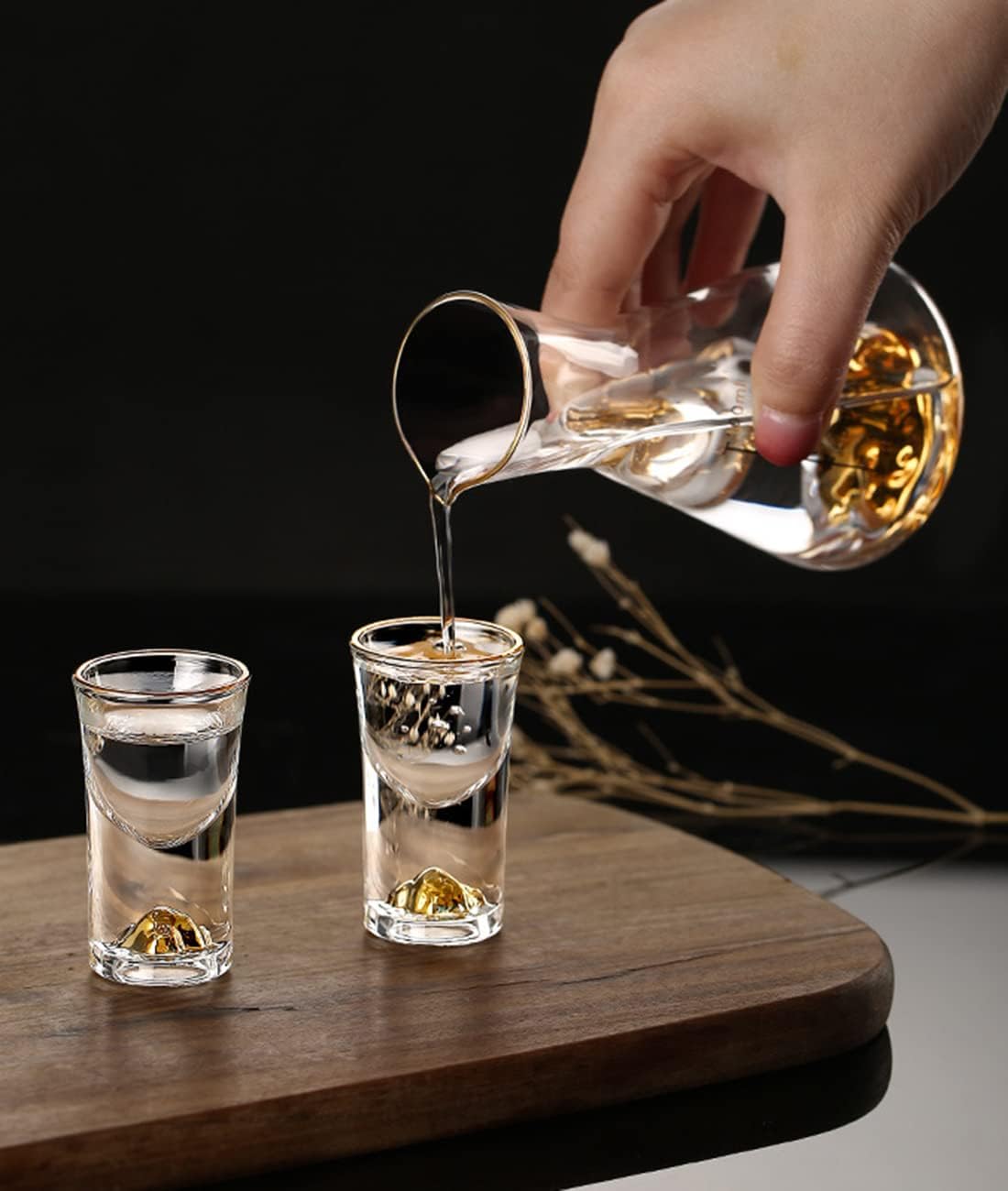 楽天市場】ショットグラス 24ml クリアショットグラス 6個セット