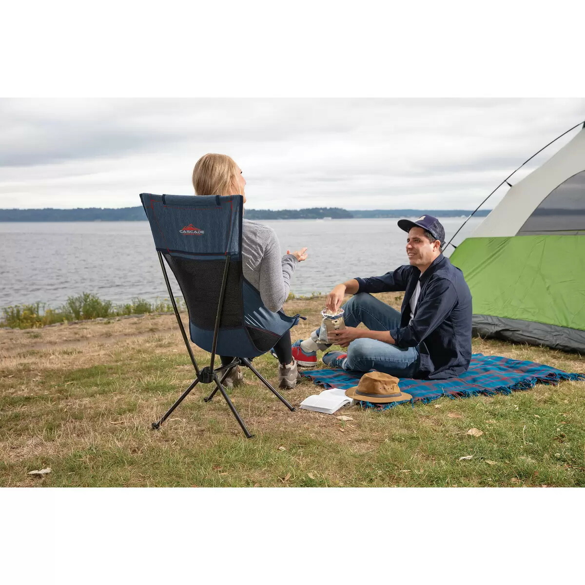 楽天市場】カスケード アウトドアチェア 耐荷重113kg ハイバック