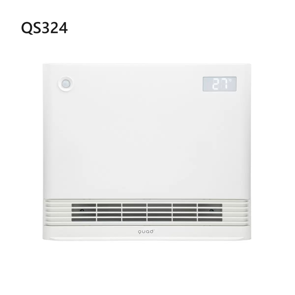 楽天市場】QUADS セラミックヒーター アイボリー ワイドエナヒート