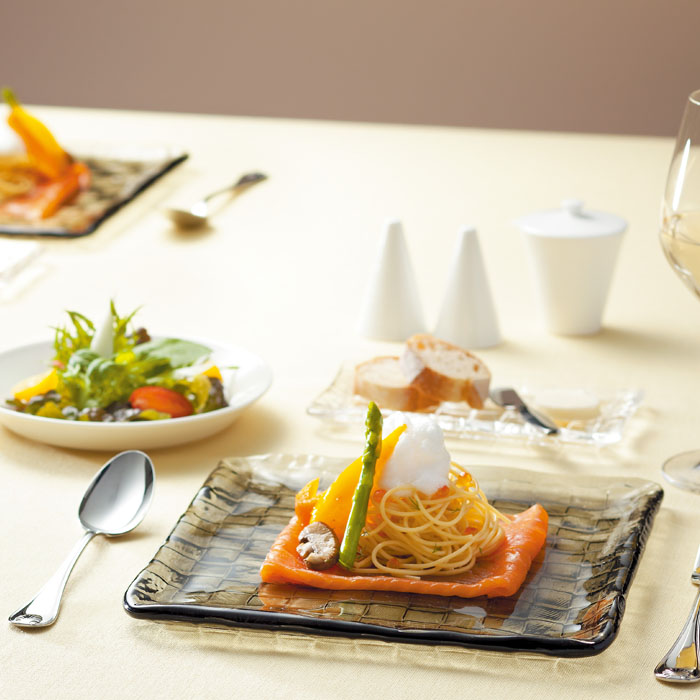 楽天市場】送料無料 ピンク 角形 ガラス 皿 【 ダブルエフ クロス