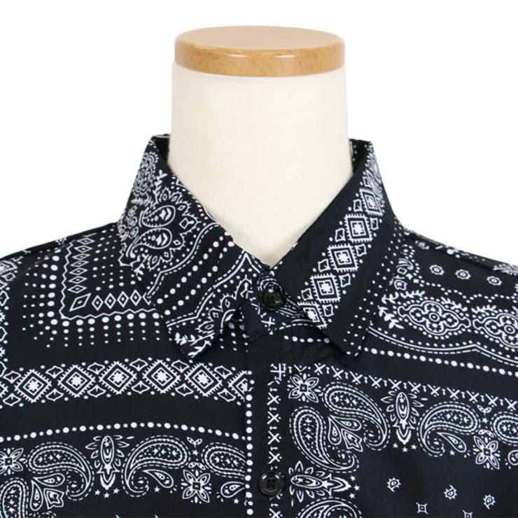 楽天市場】Decorative 柄シャツ ペイズリー柄 バンダナ柄 長袖シャツ