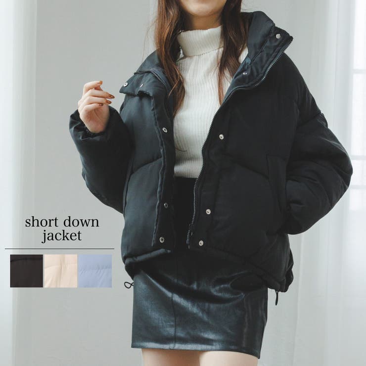 楽天市場】Ada. ショート丈ダウンジャケット 中綿 ブルゾン ダウン