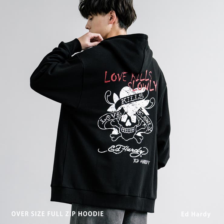 楽天市場】Rocky Monroe エドハーディー パーカー フルジップ