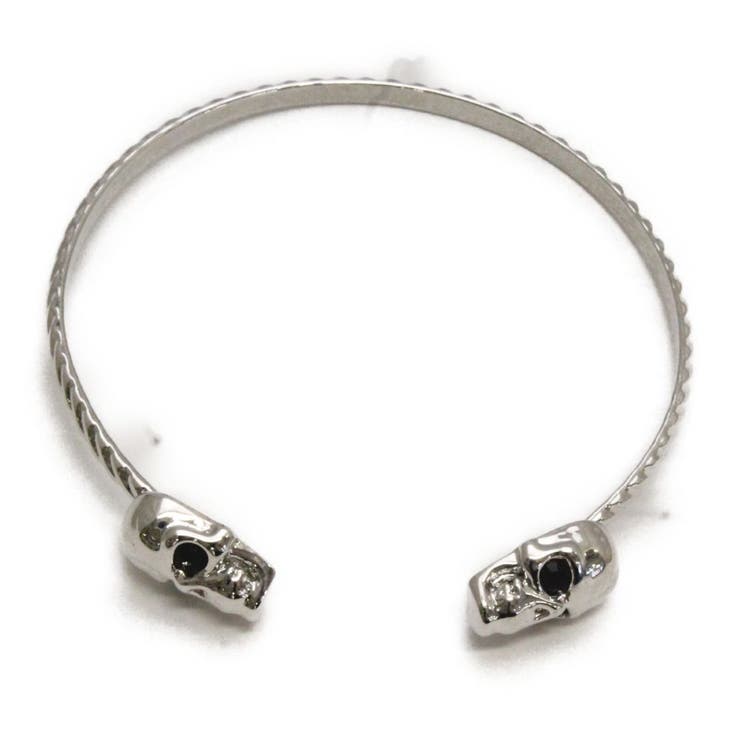 楽天市場】lunolumo ハロウィン 髑髏モチーフのバングルブレスレット N