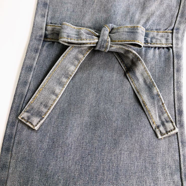 楽天市場】CHEER【WOMEN】 アシメリボンデニムパンツ 春 夏 韓国