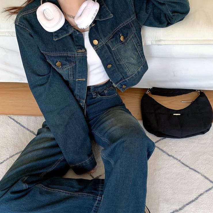 楽天市場】SHEENA 【セットアップ】ショートデニムジャケット×デニム