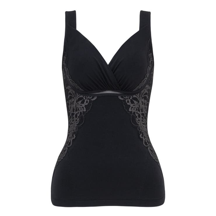 楽天市場】BRADELIS NEW YORK 綿混キャッチャーカップレースブラキャミ