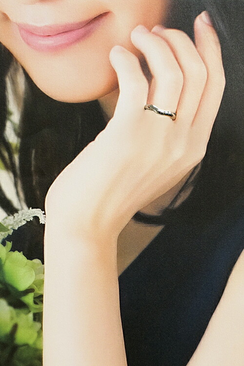 楽天市場】ティファニー カーブドバンド リング Pt950 エルサ