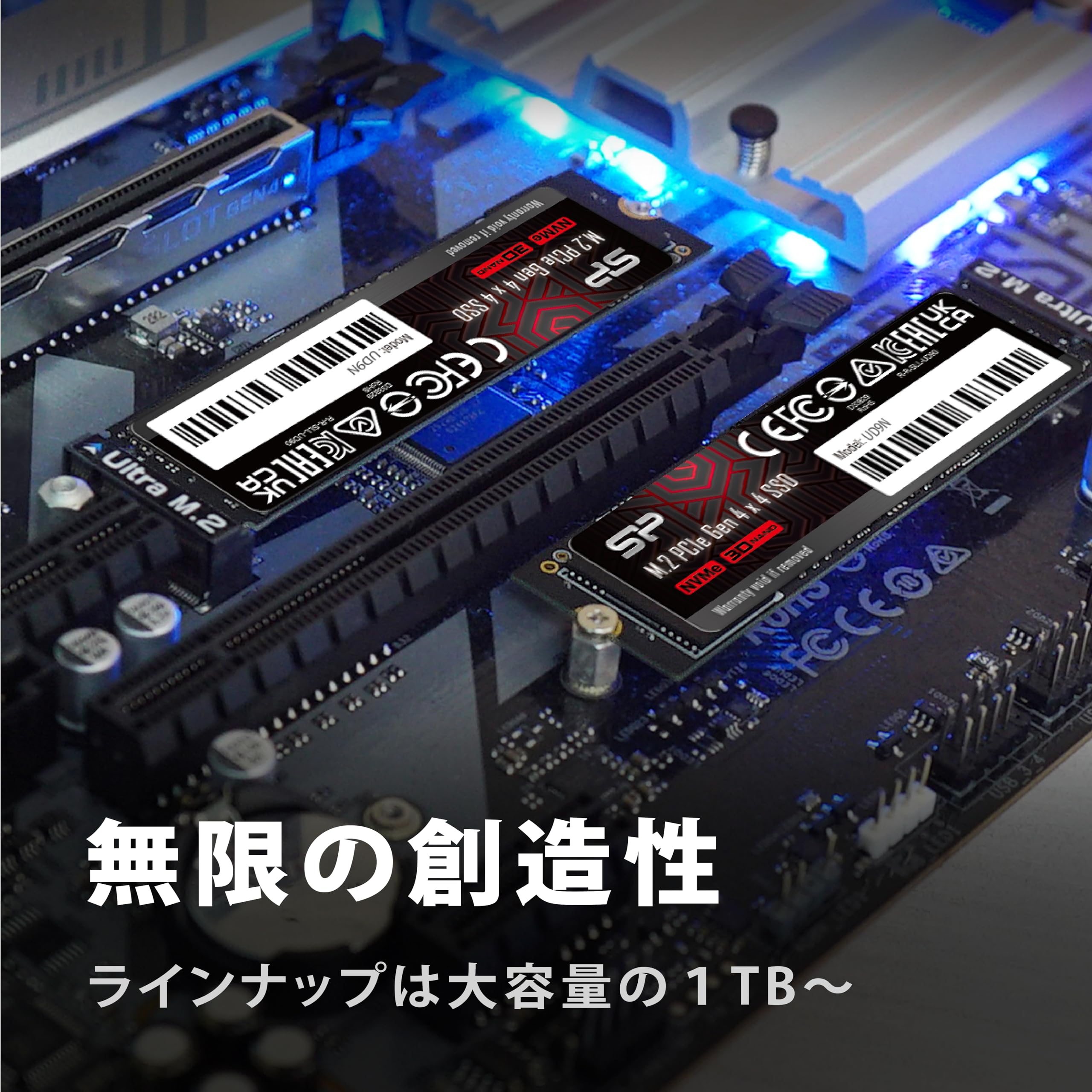 楽天市場】シリコンパワー SSD 内蔵ssd 500GB UD9N ストレージ nvme m