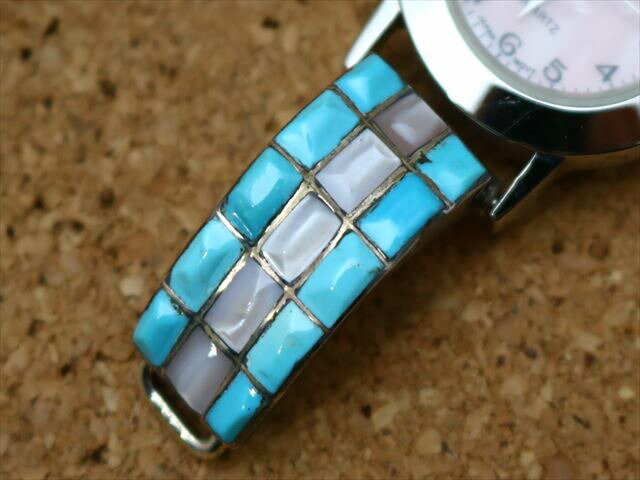 楽天市場】インディアンジュエリー ズニ族 ターコイズ ホワイトシェル