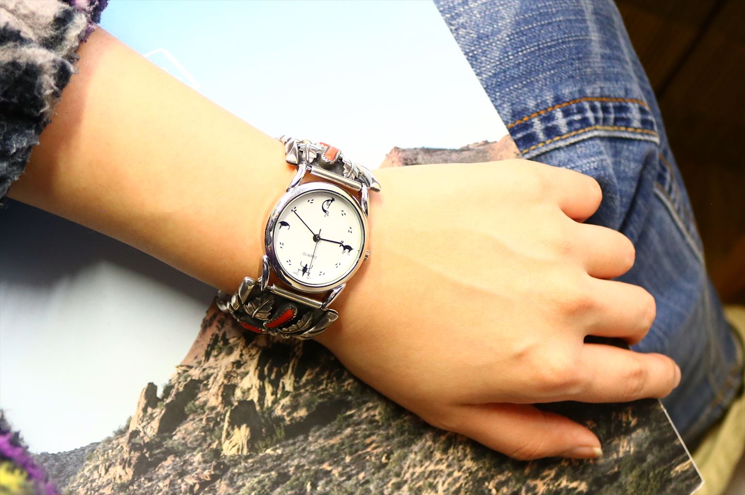 楽天市場】インディアンジュエリー ナバホ族 コーラル オールドポーン