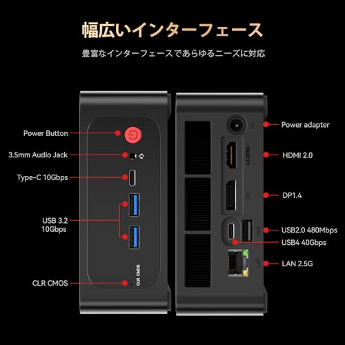 楽天市場】TRIGKEY ミニpc Ryzen 7 7735HS(8 コアと 16 スレッド, 最大