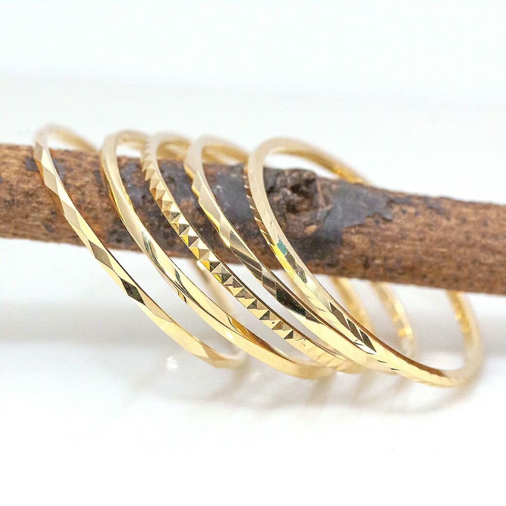 楽天市場】K18 ゴールドリング Couper クーペ ロック スタッズ 地金