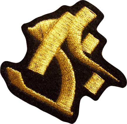 楽天市場】梵字ワッペン「タラーク」「ゴールド」【ネコポスOK】【干支