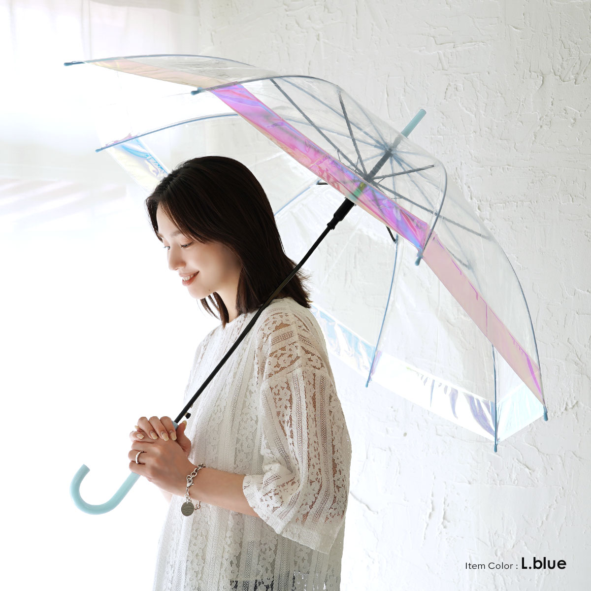 楽天市場】ビニール傘 オーロラ 傘 ジャンプ おしゃれ 大きい かわいい