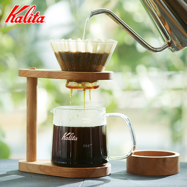 楽天市場】【500円OFFクーポン】Kalita ネオウッド スタンドセット WDG