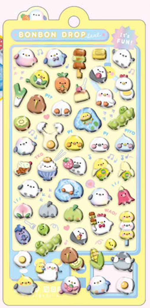 楽天市場】ボンボンドロップシール 第2弾 qli_91051_91056 クーリア 再