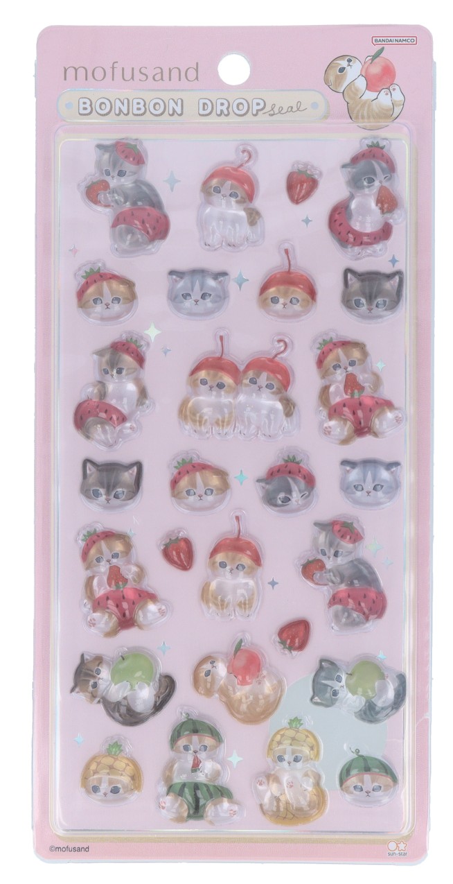 楽天市場】ボンボンドロップシール sun_s8542970_s8542988 mofusand