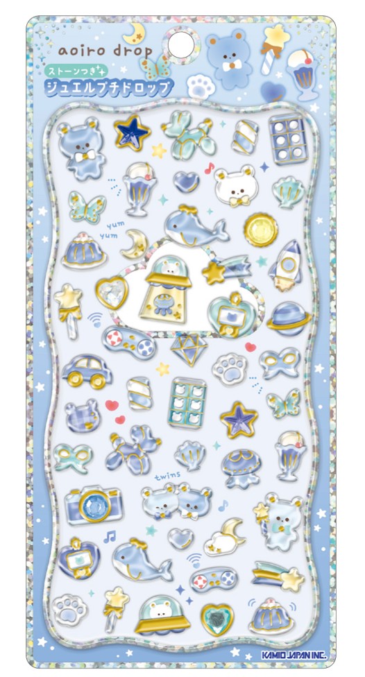 楽天市場】ジュエルプチドロップステッカー kmo_227688_227693