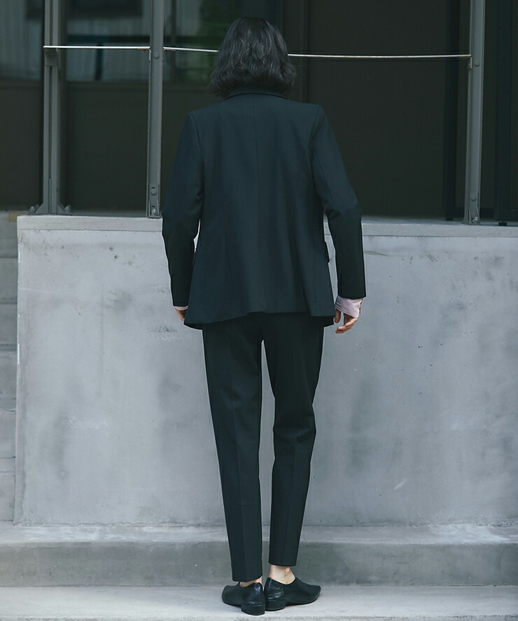 楽天市場】ダブルテーラードジャケット＆テーパードパンツスーツセット