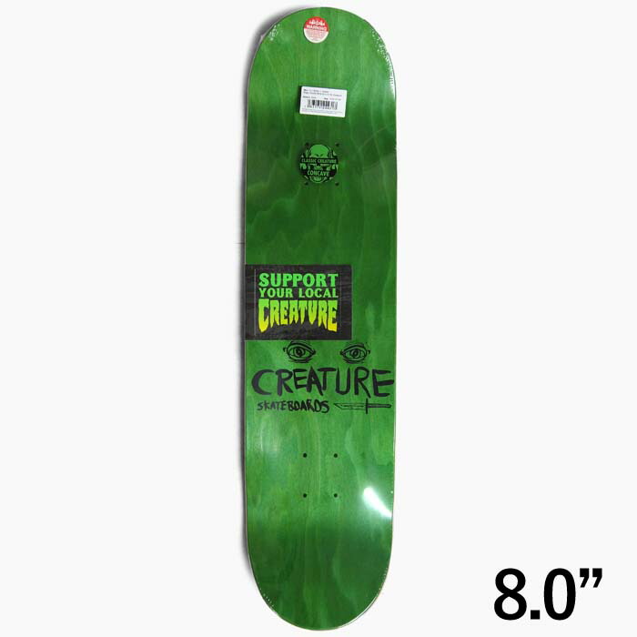 楽天市場】【スケボー デッキ 8.0 8.5】CREATURE MAGIC HANDS